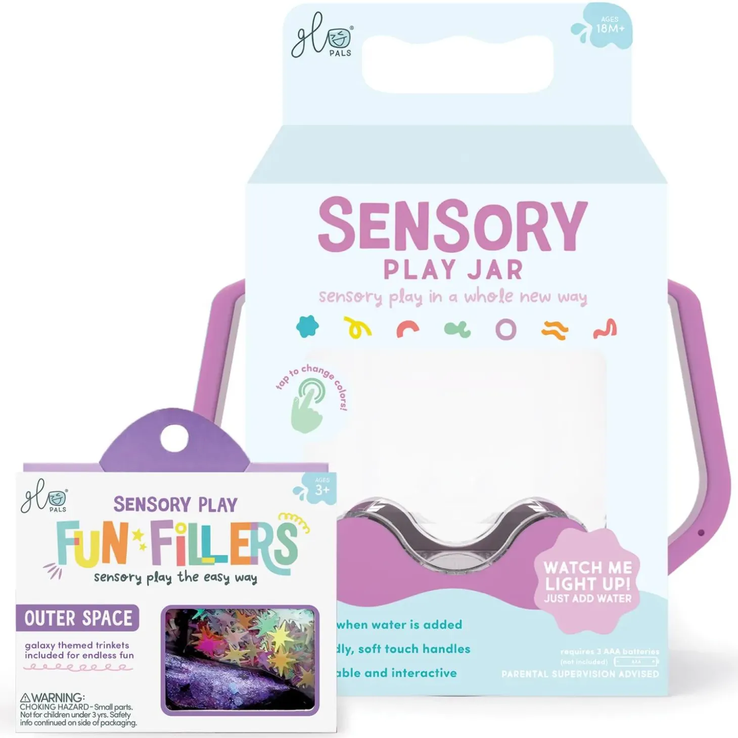GloPals Sensory Outer Space Glow Jar