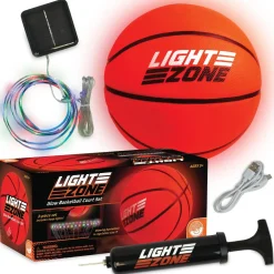 Glow Basketball Court Set with Bonus Hoop Lights