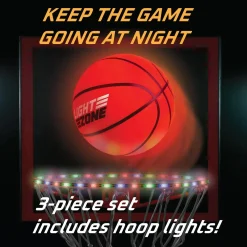 Glow Basketball Court Set with Bonus Hoop Lights