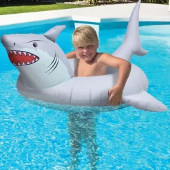 GoFloats 'Great White Bite' - Jr Pool Float Party Tube