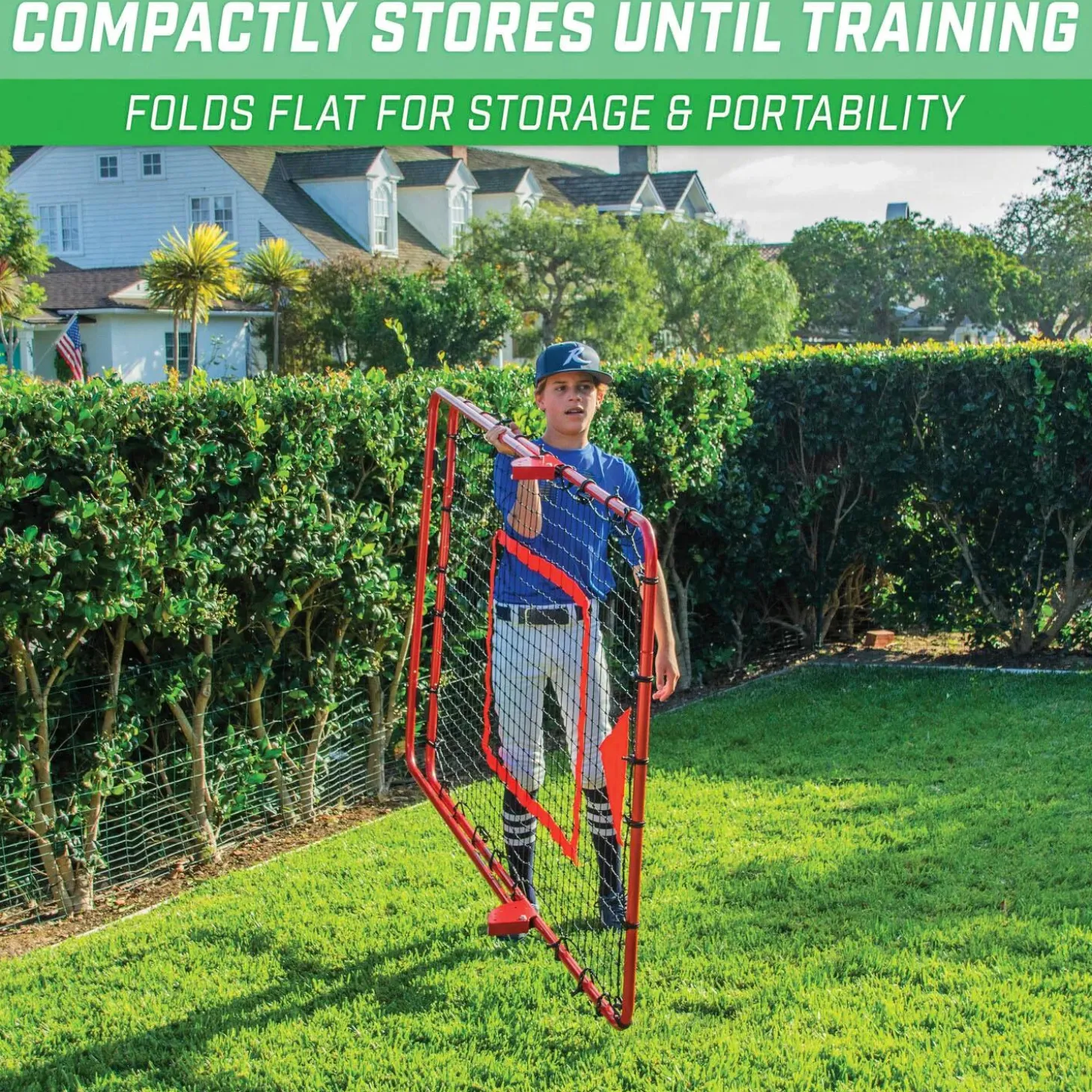 GoSports Baseball & Softball Pitching and Fielding Rebounder Trainer