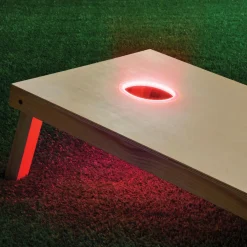 GoSports: Cornhole Light Up LED Ring Kit 2pc Set - Red