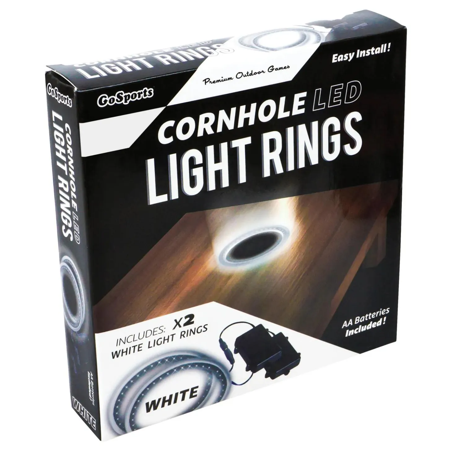 GoSports: Cornhole Light Up LED Ring Kit - 2pc Set