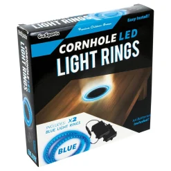 GoSports: Cornhole Light Up LED Ring Kit 2pc Set - Blue