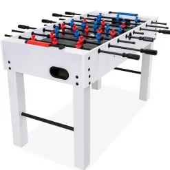 Gosports 48" game room size foosball table - white finish - includes 4 balls and 2 cup holders
