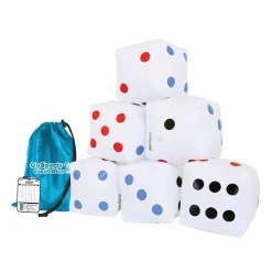 GoSports 6" Giant Inflatable Dice: 6 Pack
