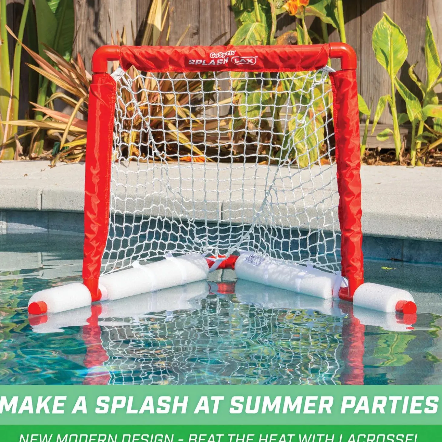 GoSports Lacrosse Floating Pool Goal Set