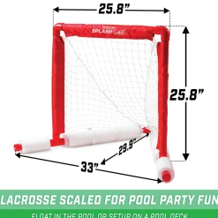 GoSports Lacrosse Floating Pool Goal Set