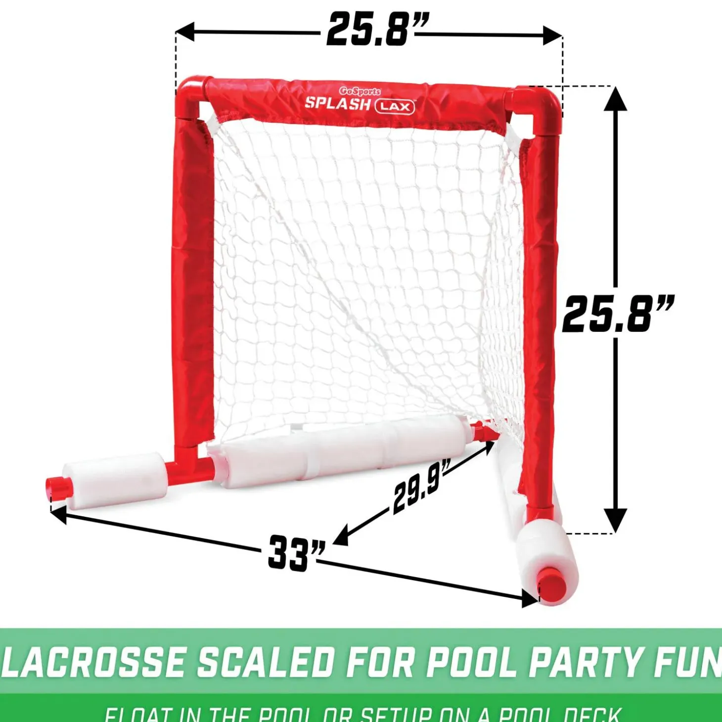 GoSports Lacrosse Floating Pool Goal Set