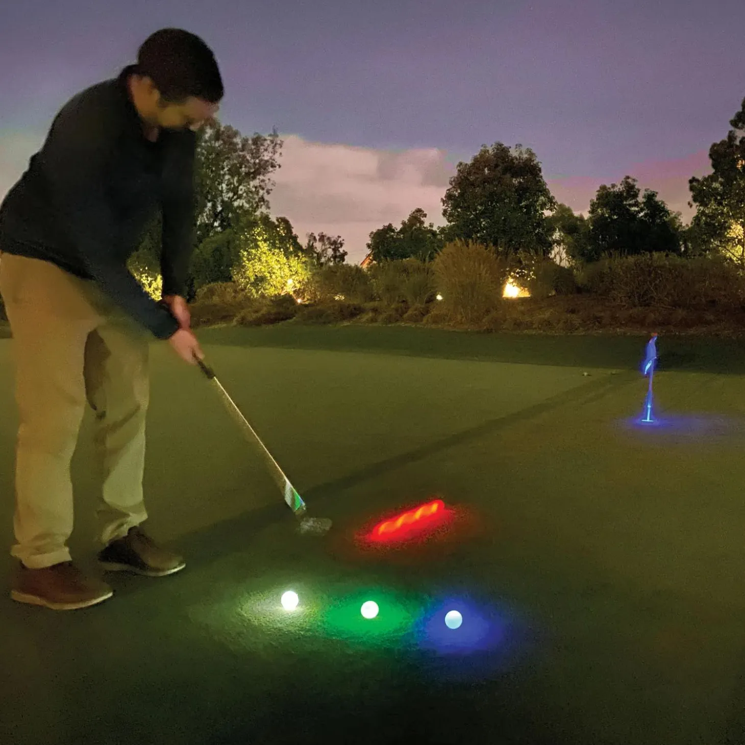 GoSports Light Up LED Golf Balls: 12 Pack