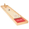 GoSports - Mini Wooden Tabletop Bowling Game Set