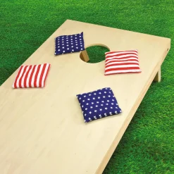 GoSports: Official Regulation Cornhole Bean Bags Set (8 All Weather Bags) - America Stars and Stripes