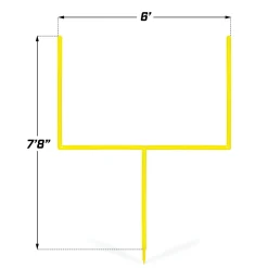 GoSports: PRO Kick Challenge Field Goal Post Set