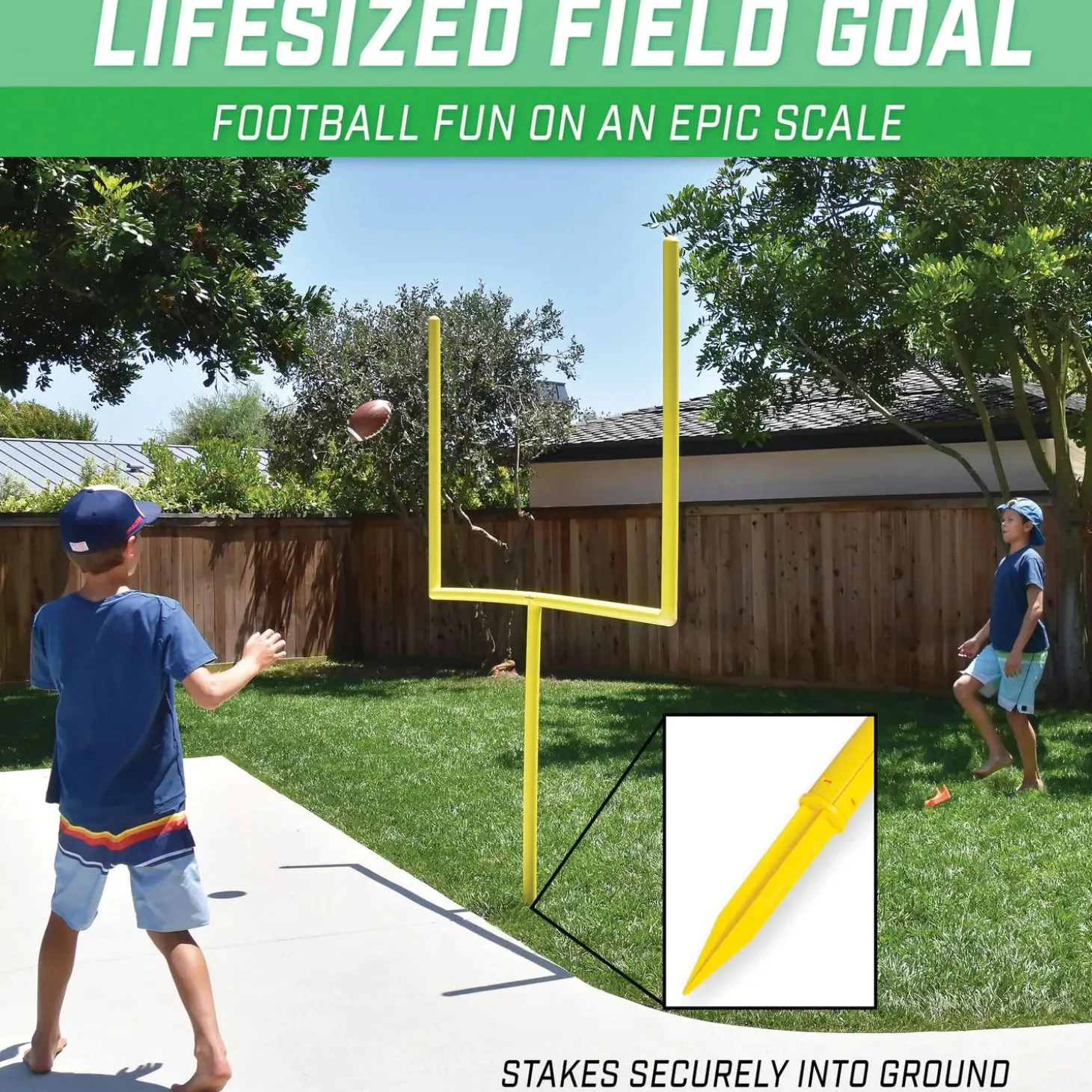 GoSports: PRO Kick Challenge Field Goal Post Set