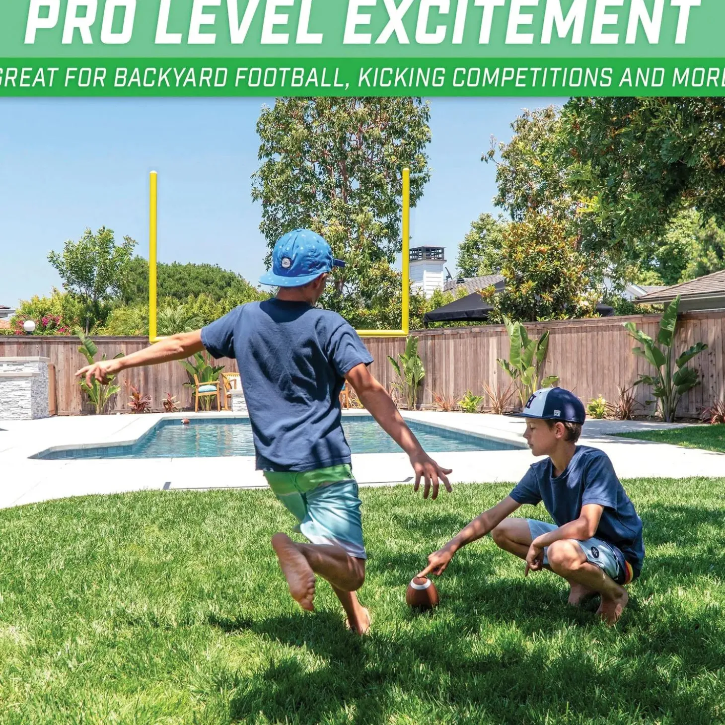 GoSports: PRO Kick Challenge Field Goal Post Set