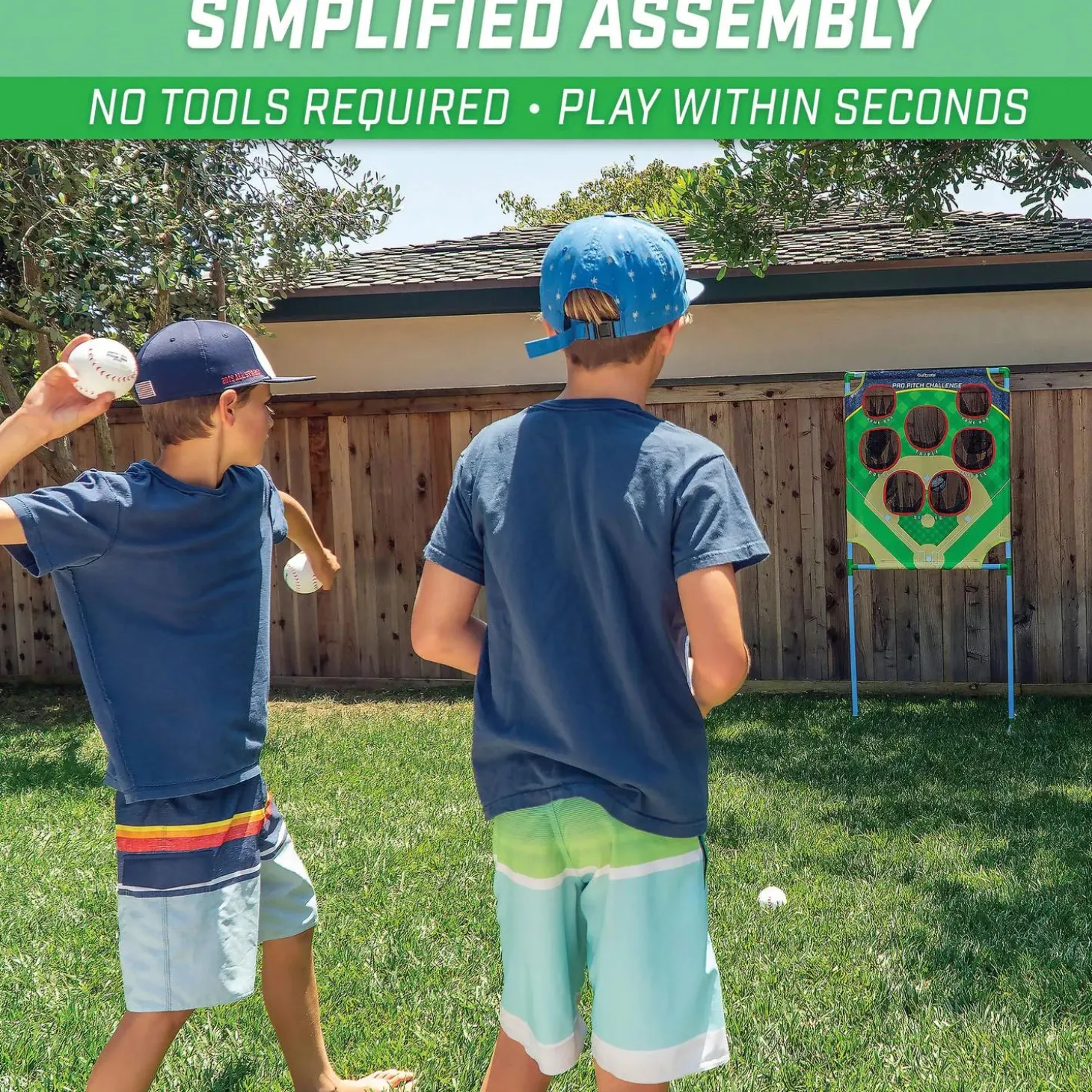GoSports Pro Pitch Challenge Baseball Toss Game Set