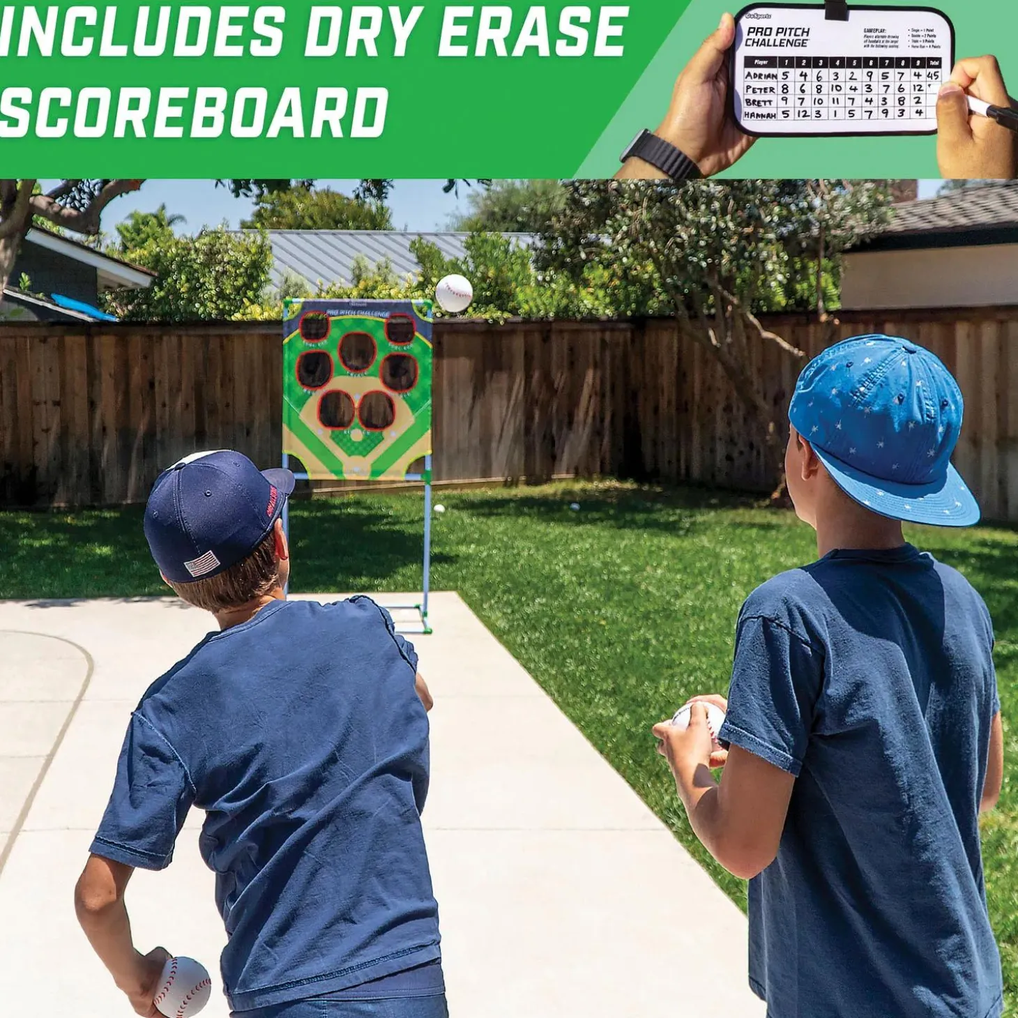 GoSports Pro Pitch Challenge Baseball Toss Game Set