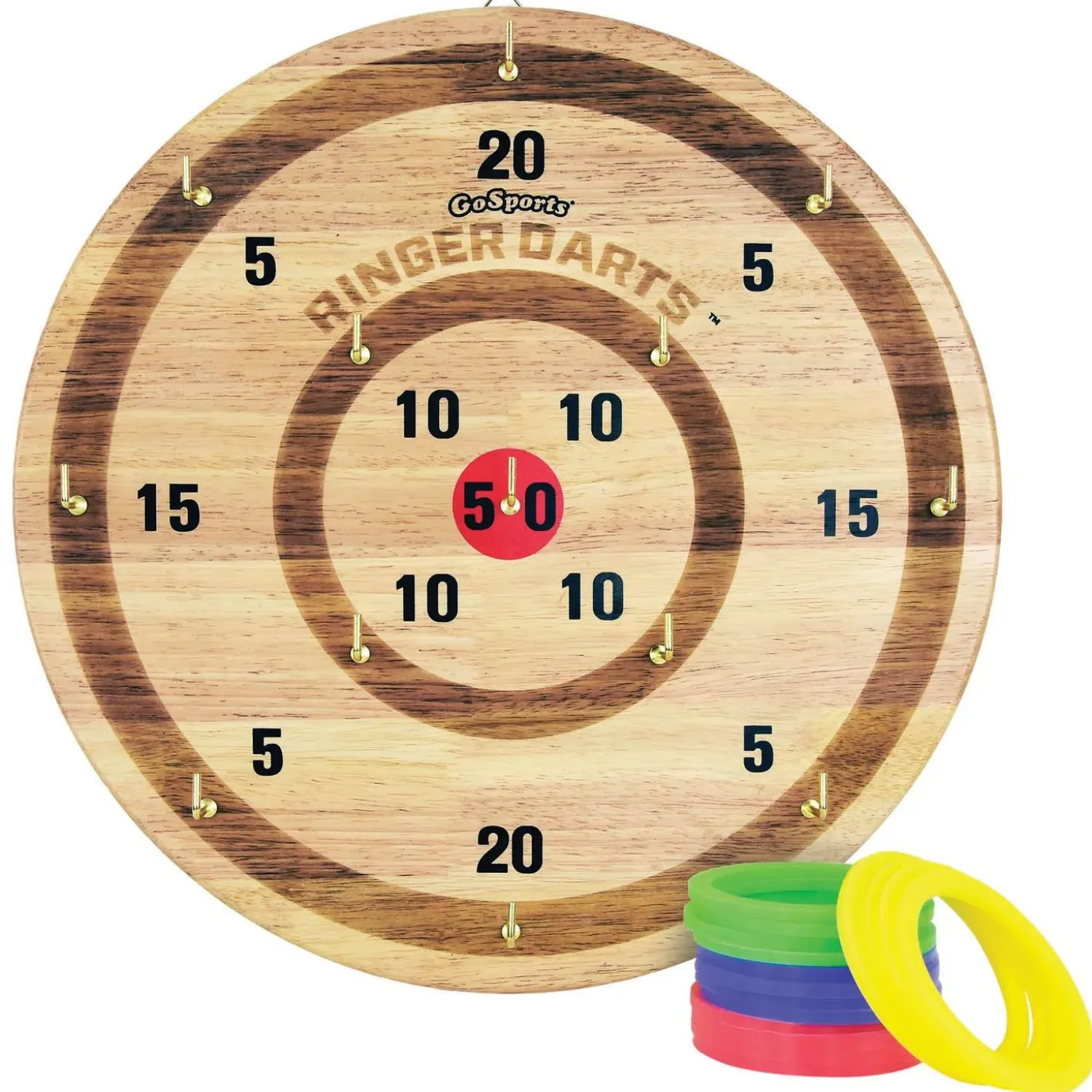 GoSports Ringer Darts Toss Game: Natural