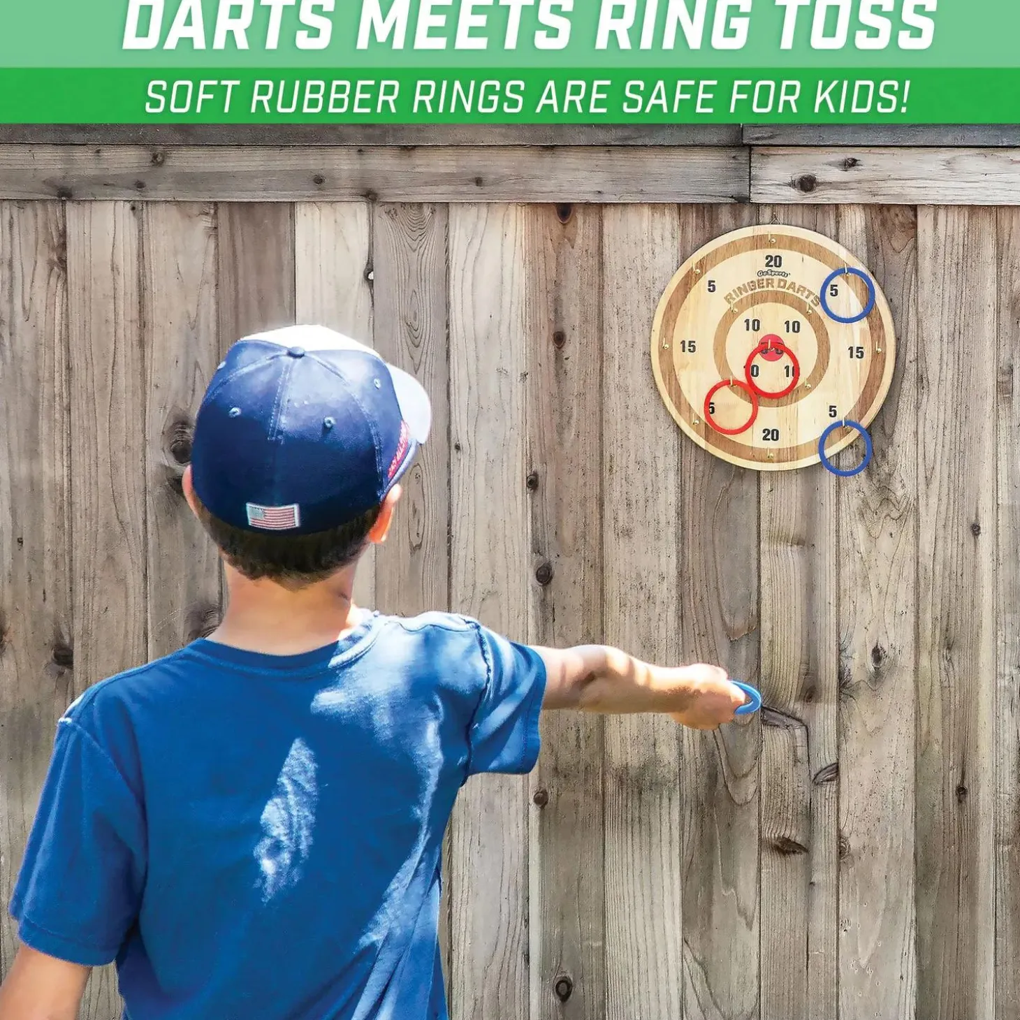 GoSports Ringer Darts Toss Game: Natural