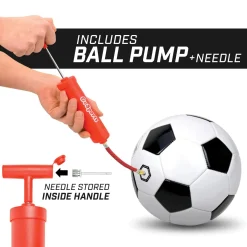GoSports Size 5 Classic Soccer Ball with Premium Pump
