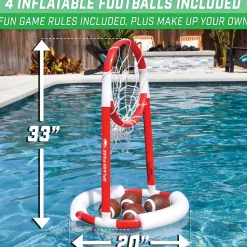 GoSports Splash Pass Floating Pool Football Game