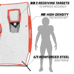 GoSports 8' x 8' Football Throwing Net