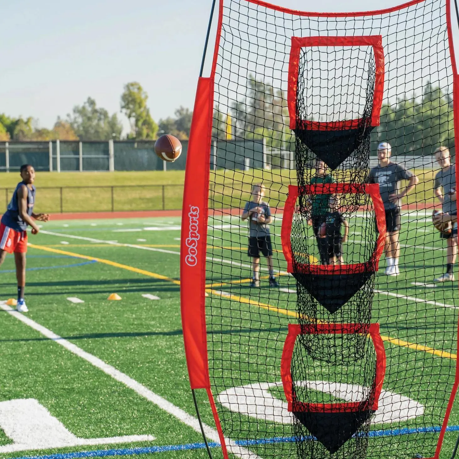GoSports - 8’ x 4’ Football Training Vertical Target Net
