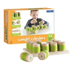 Guidecraft Weight Cylinders Matching Game