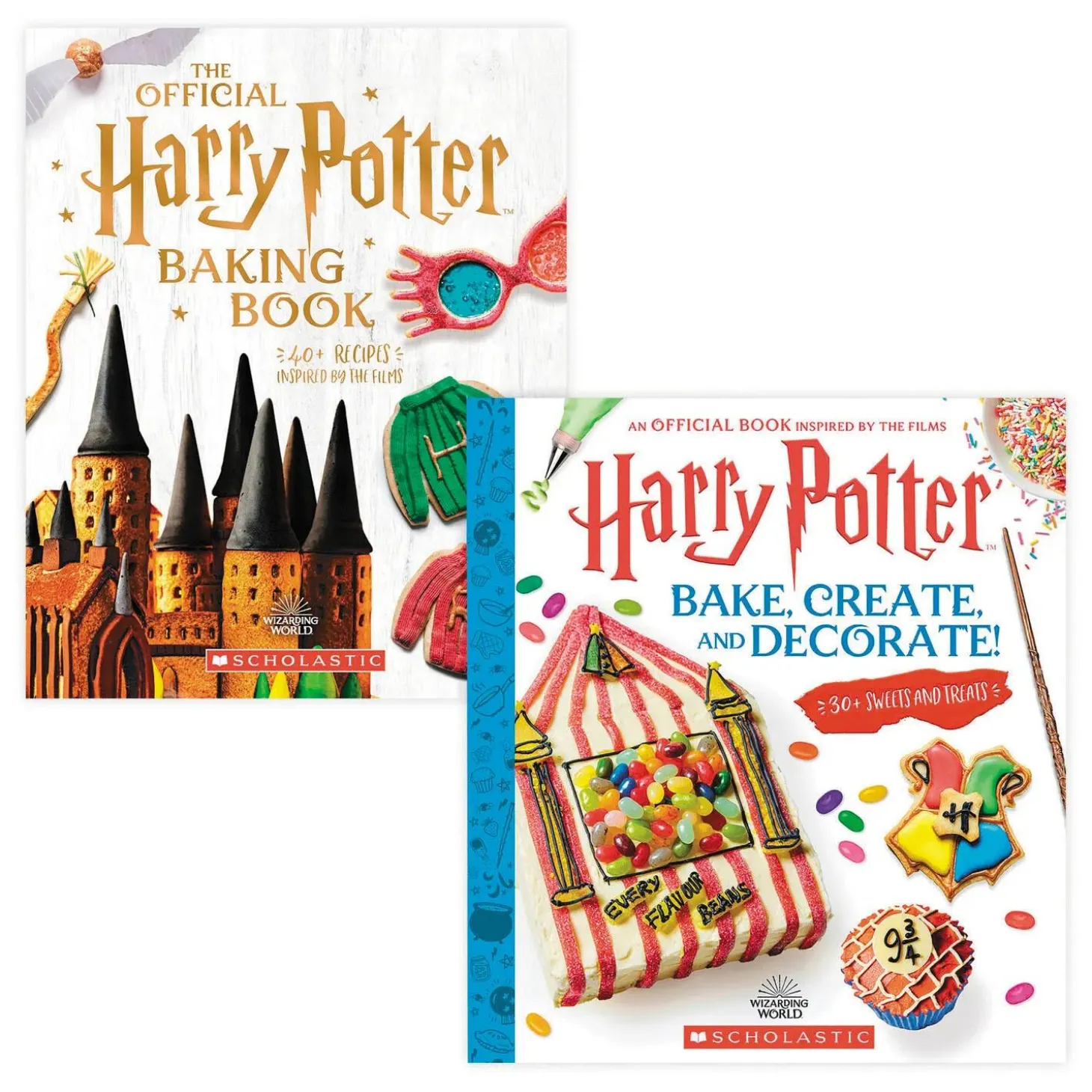 Harry Potter Baking & Decorating Cookbooks: Set of 2