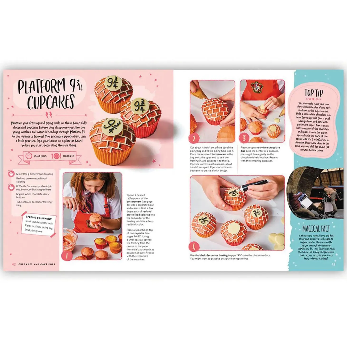 Harry Potter Baking & Decorating Cookbooks: Set of 2