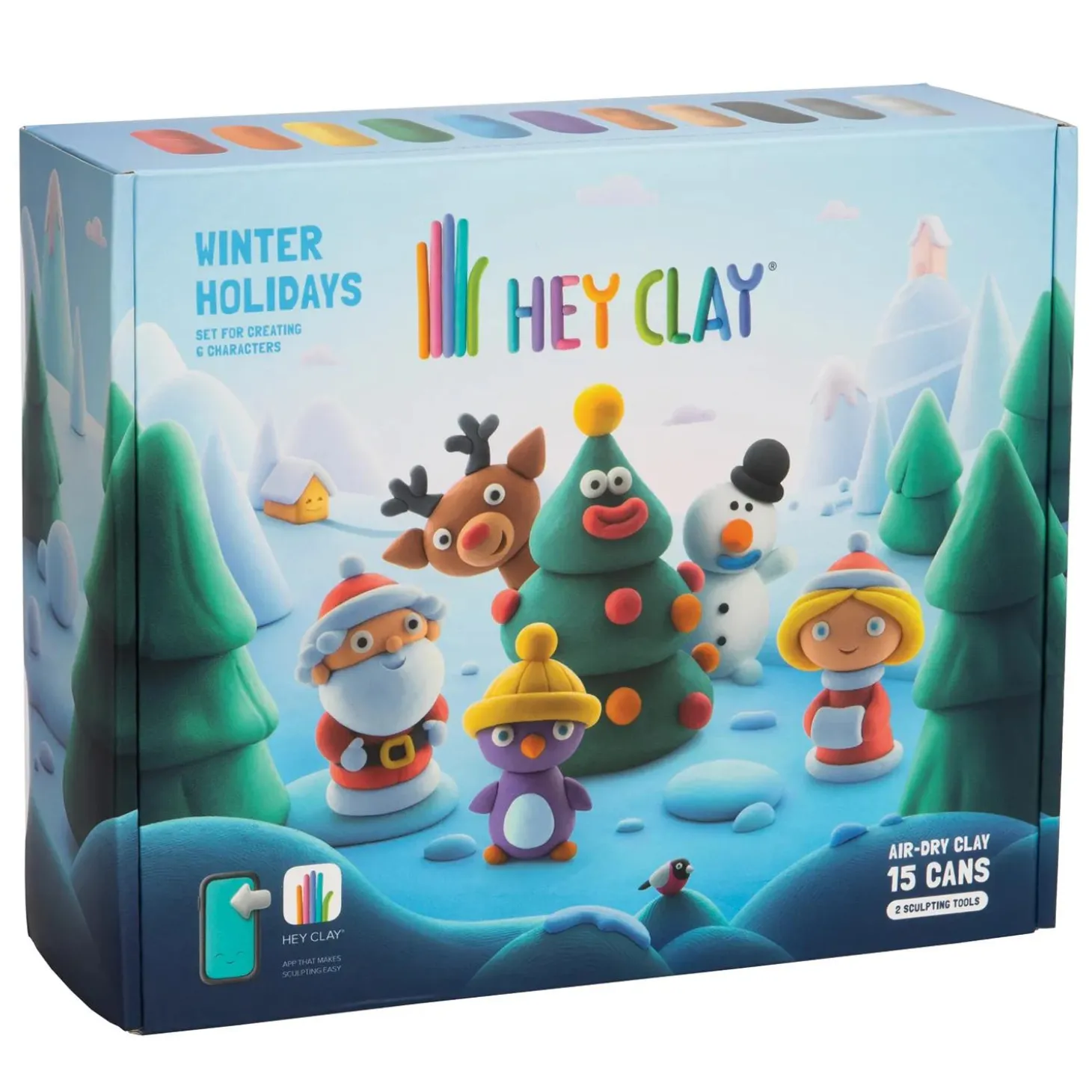 Hey Clay: Winter Holidays Clay Molding Set