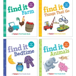 Highlights Find It Board Books, Set of 4