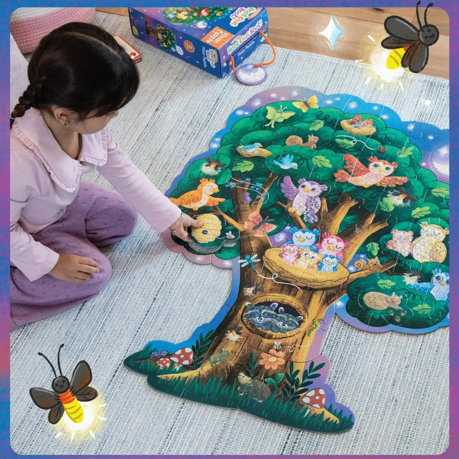 Hoot Owl Hoot! Floor Puzzle