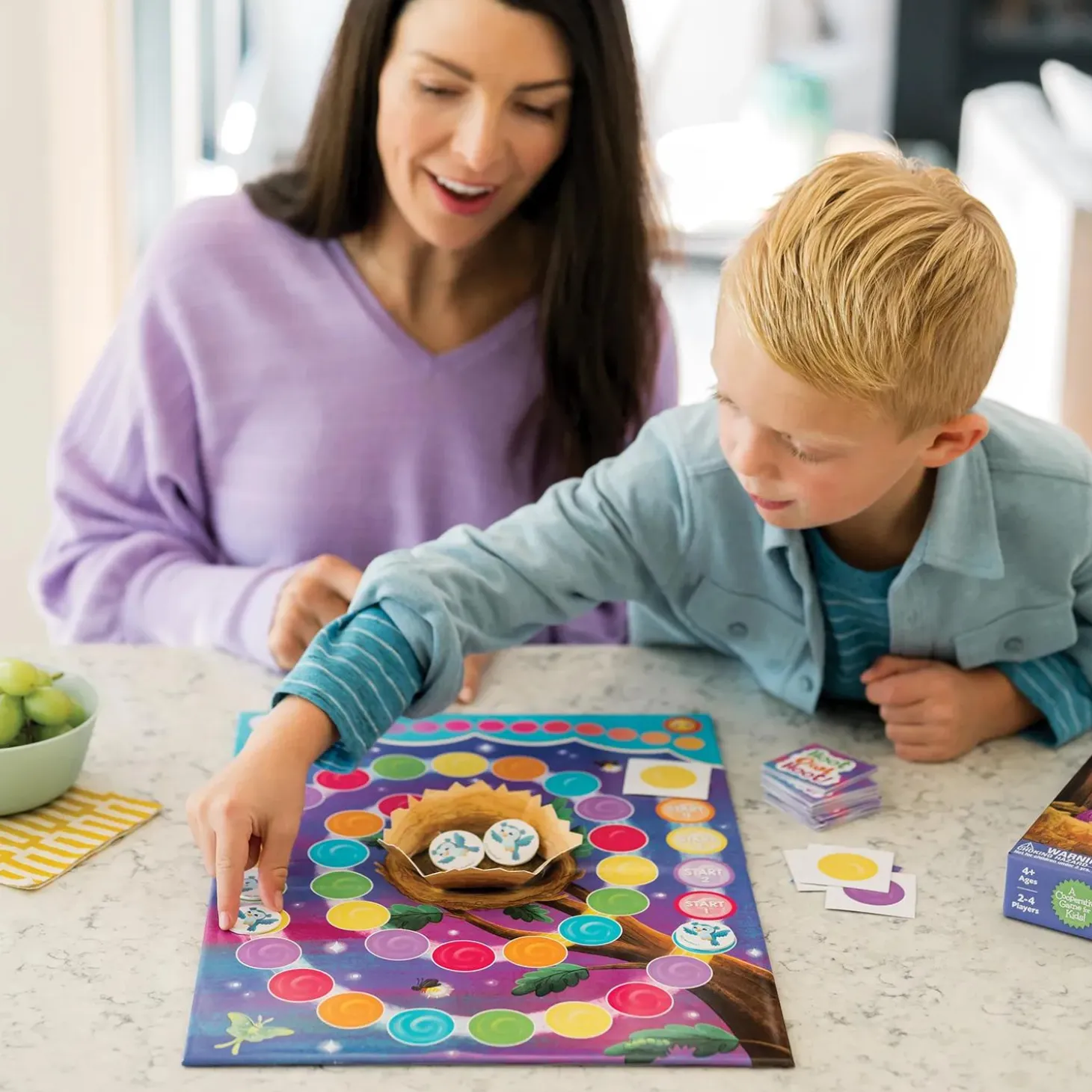 Hoot Owl Hoot Peaceable Kingdom Cooperative Board Game