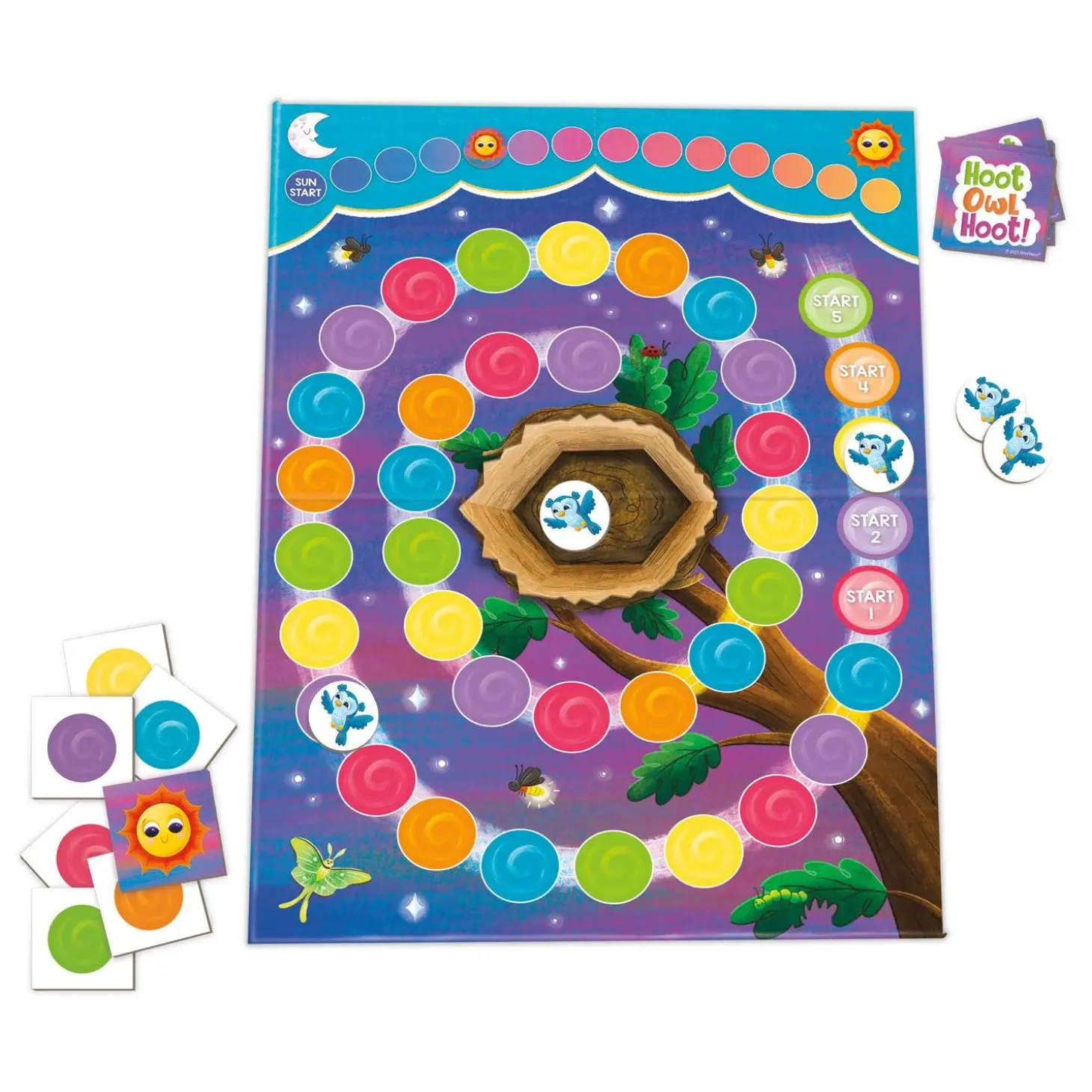 Hoot Owl Hoot Peaceable Kingdom Cooperative Board Game