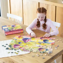 Hot Air Balloons Pass Along Puzzle