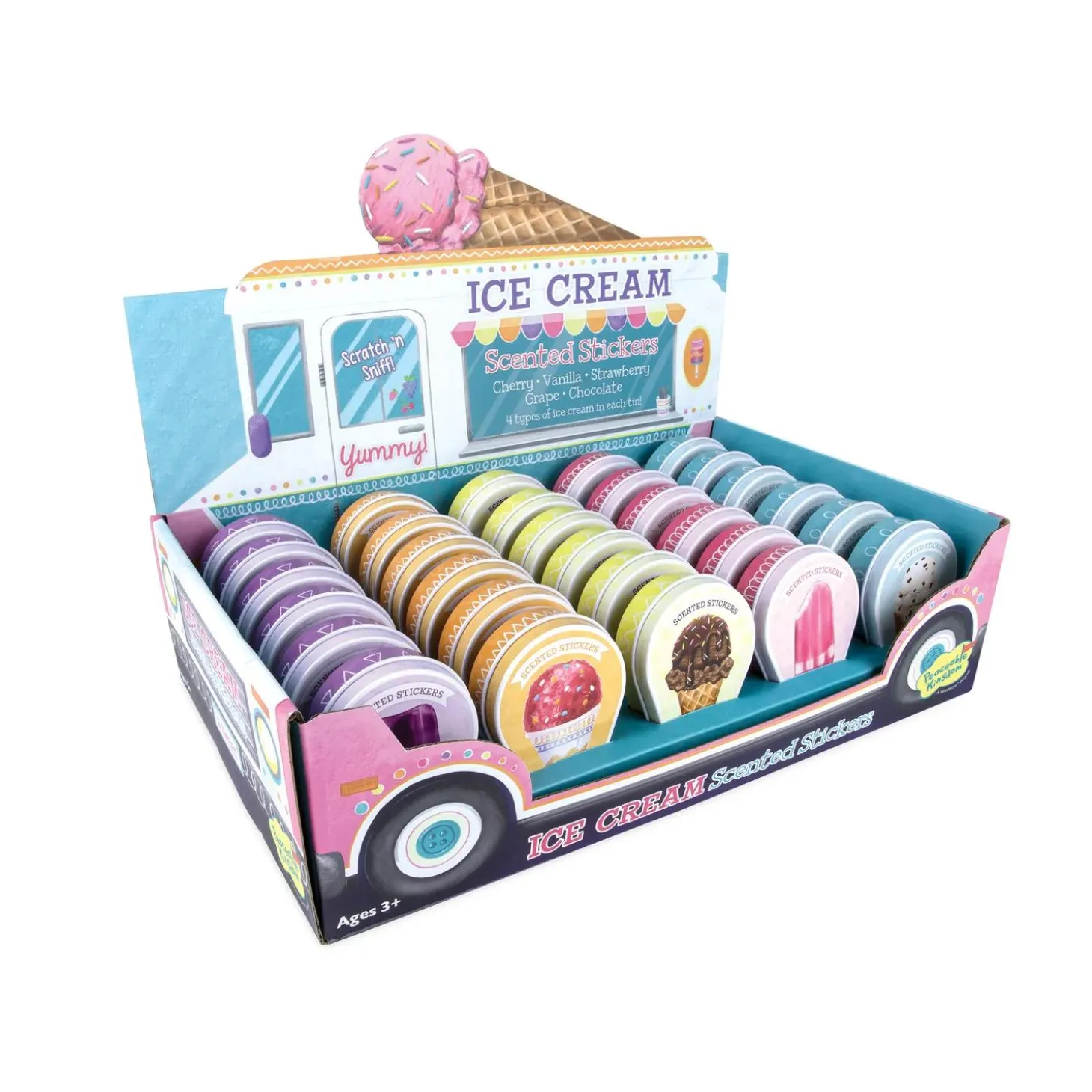 Ice Cream Scented Sticker Handouts