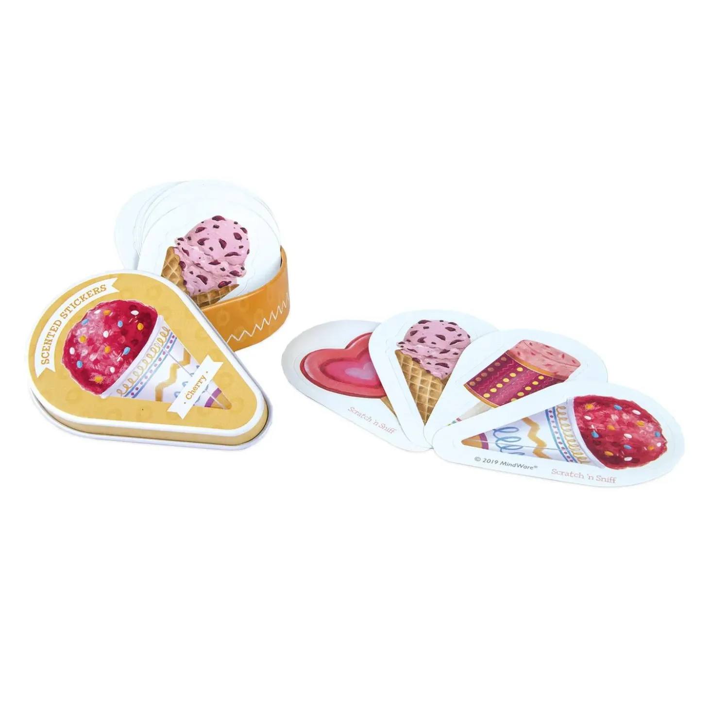 Ice Cream Scented Sticker Handouts