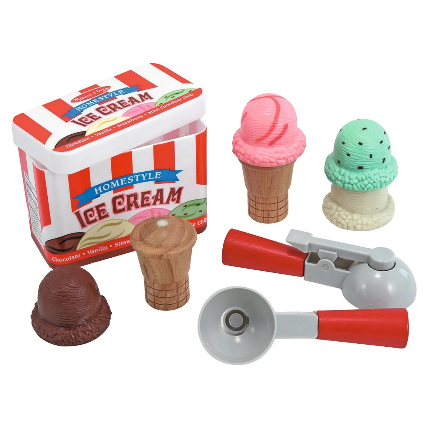 Ice Cream Scoop Set Play Food Toy