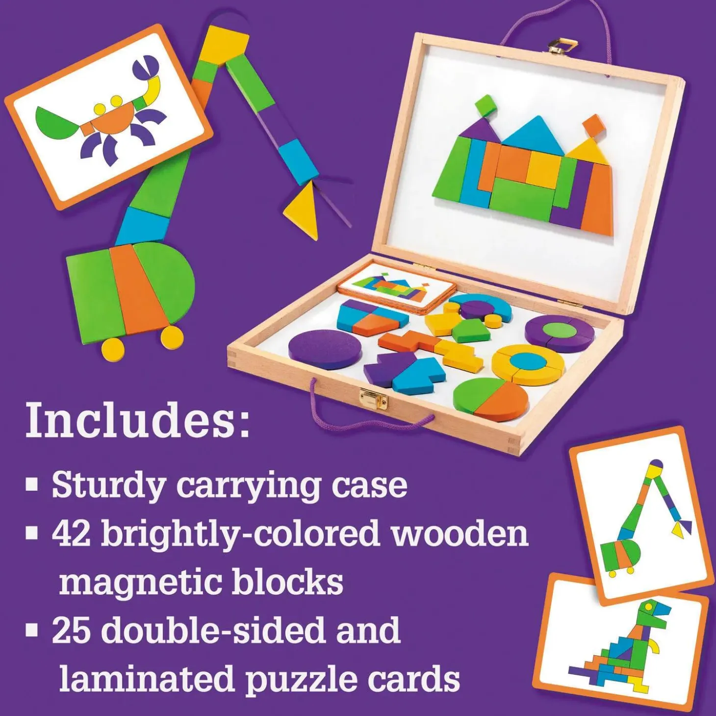 Imagination Magnets Wooden Magnetic Building Toy for Kids