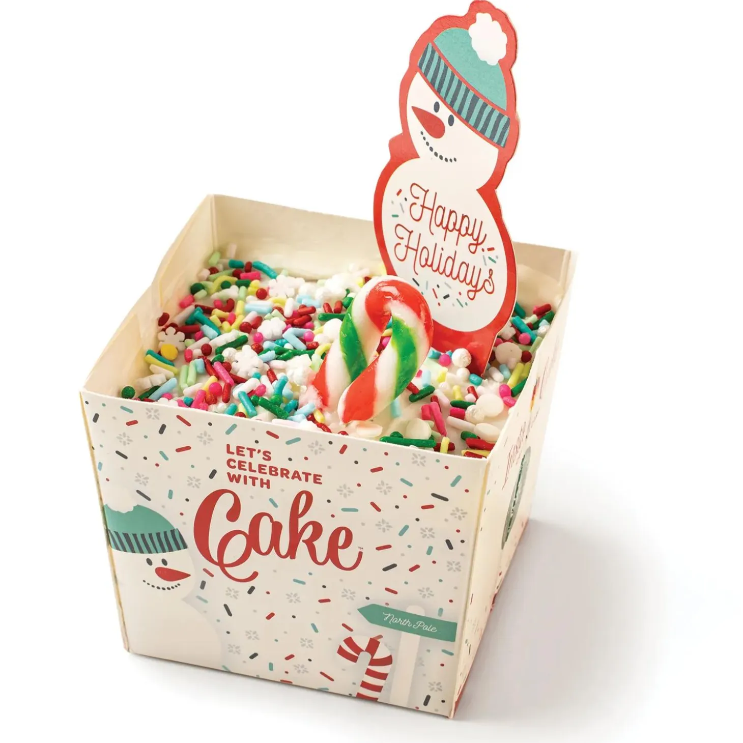 InstaCake Candy Cane Cake Kit