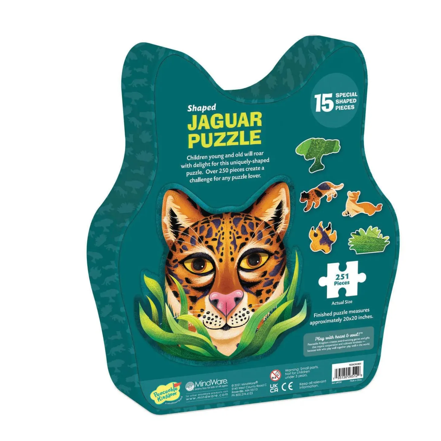 Jaguar Shaped Puzzle