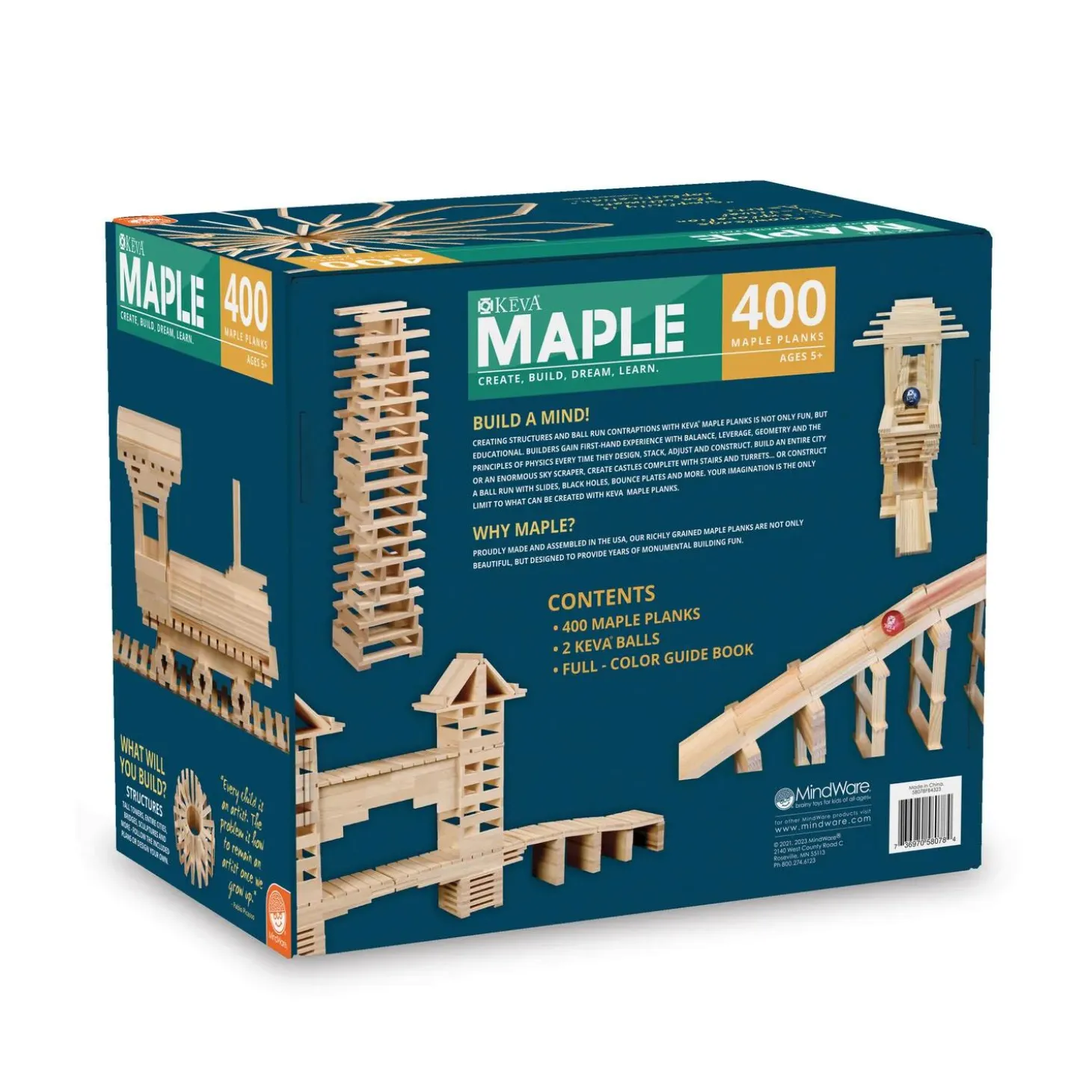 KEVA® Maple: 400 Plank Set