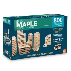 KEVA® Maple 800 Plank Set with Canvas Storage Bags