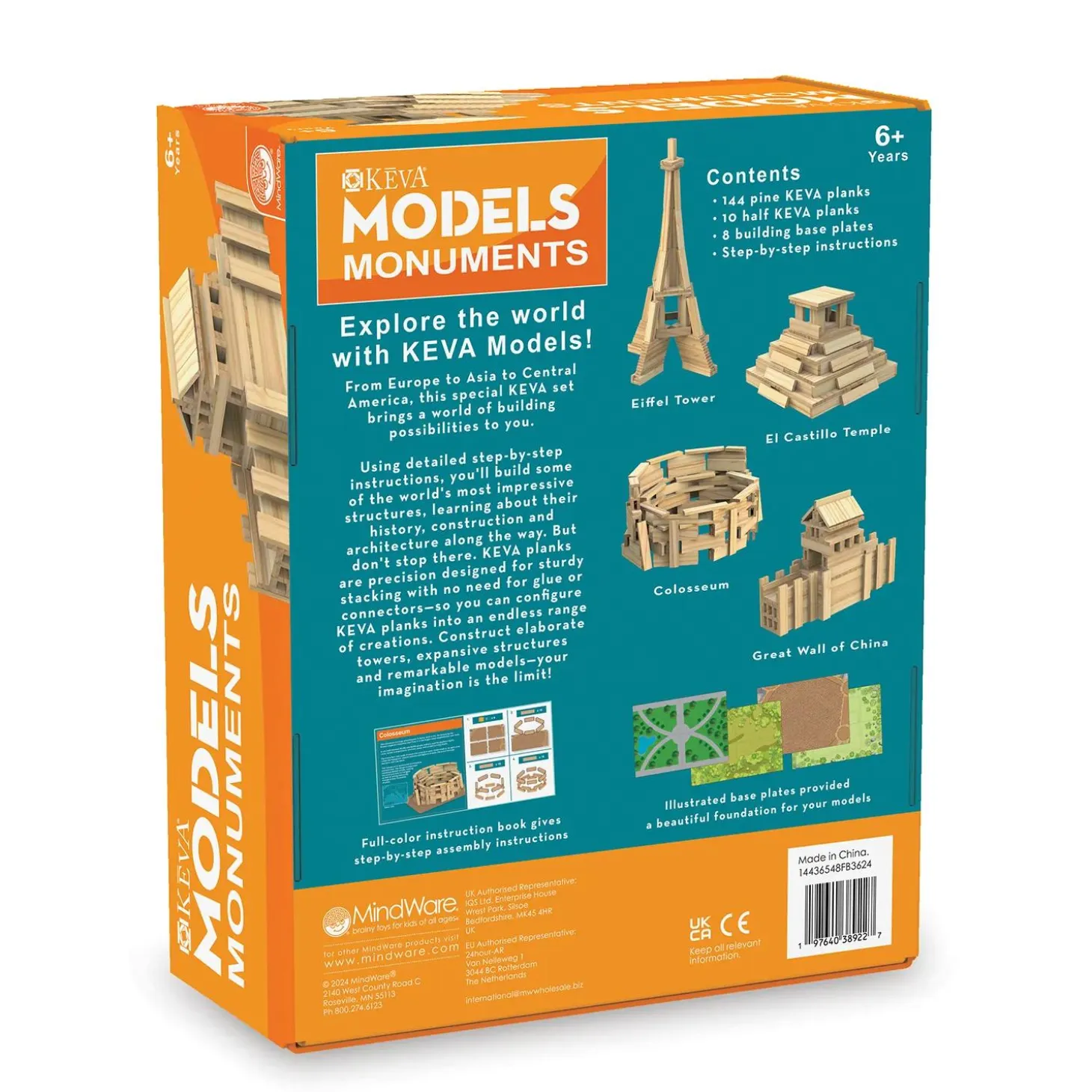 KEVA® Models Monuments Building Set