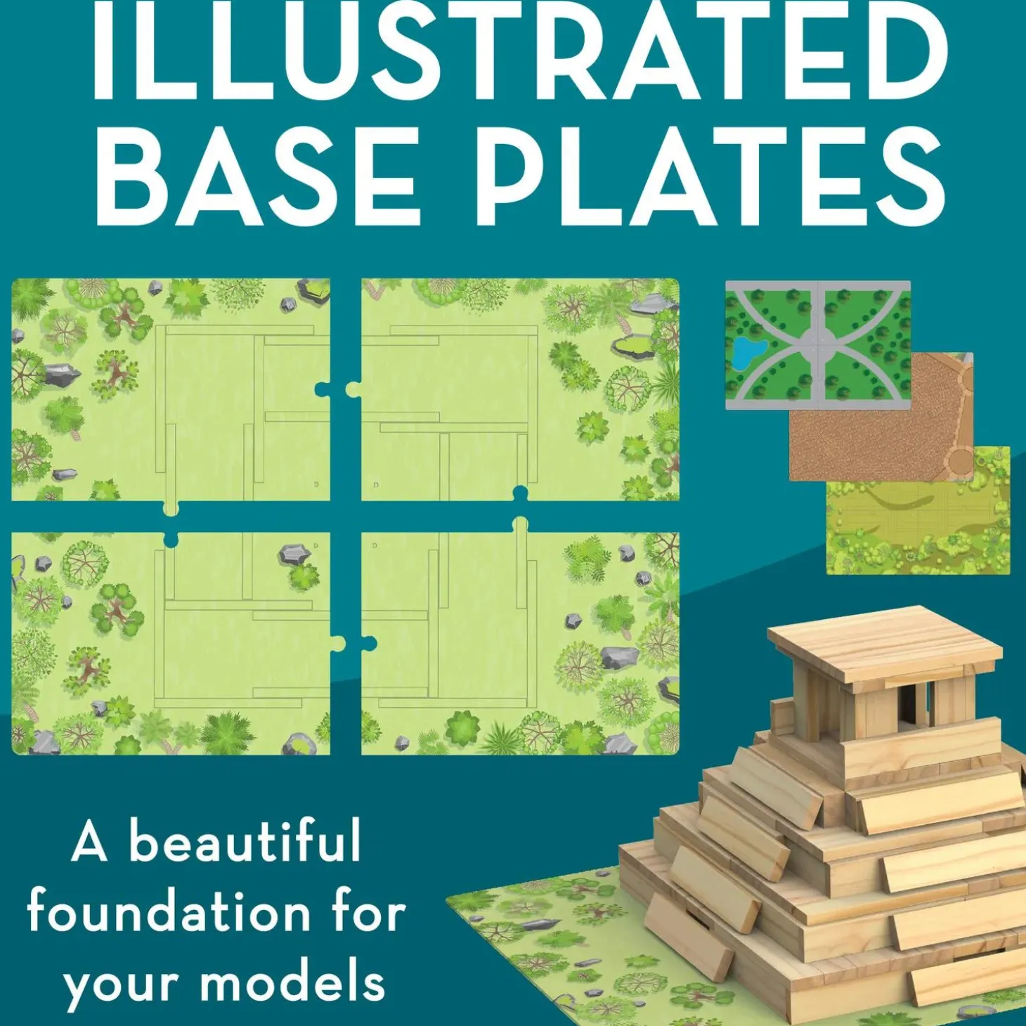 KEVA® Models Monuments Building Set