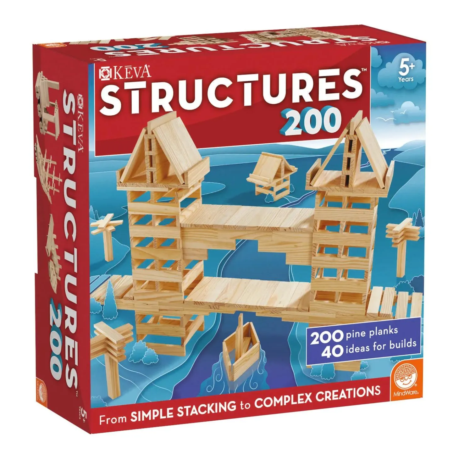 KEVA: Structures 200 Plank Set