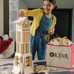 KEVA® Structures: 600 Plank Set with FREE Bonus Planks & Storage Bin