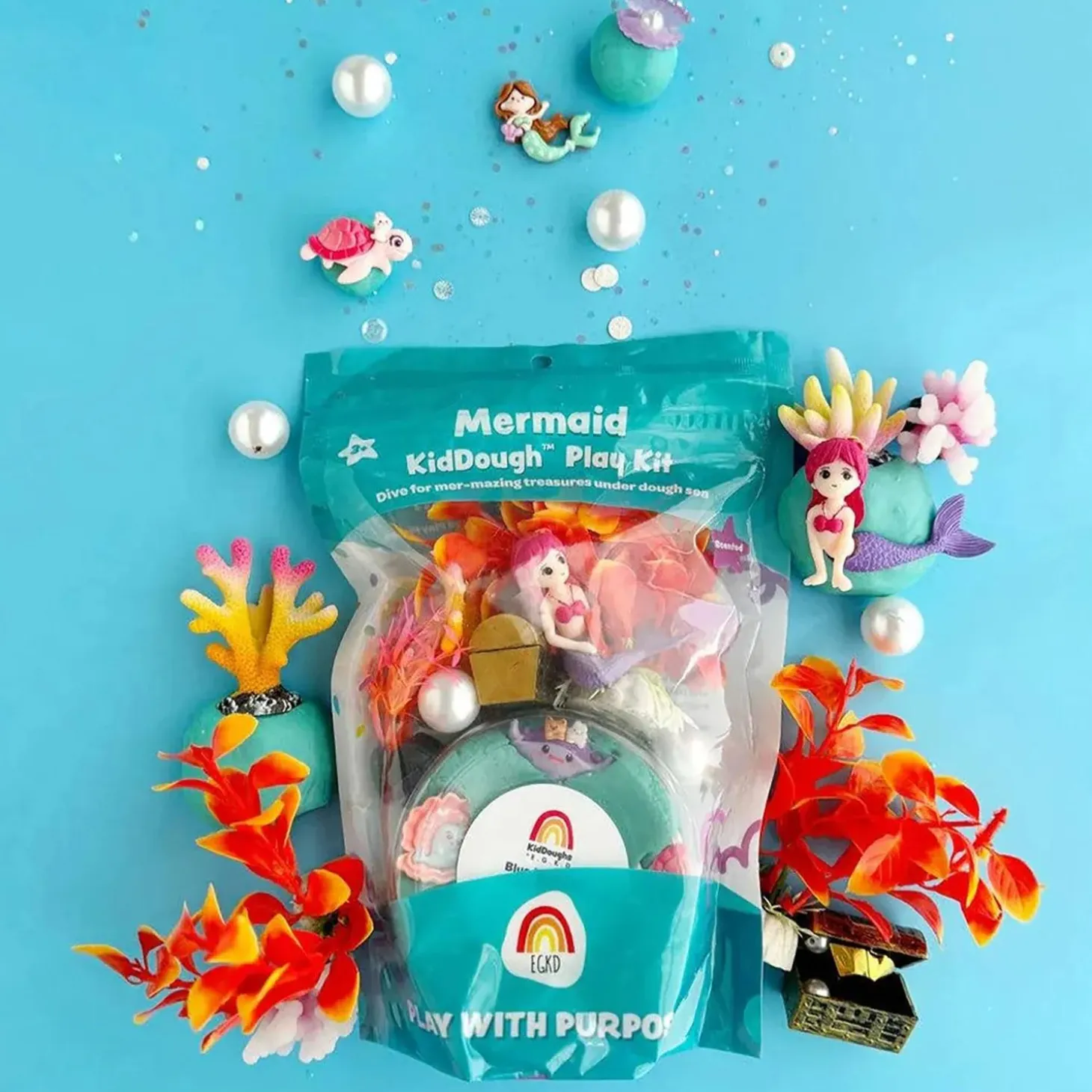 KidDough™ Scented Dough Play Kit: Mermaid