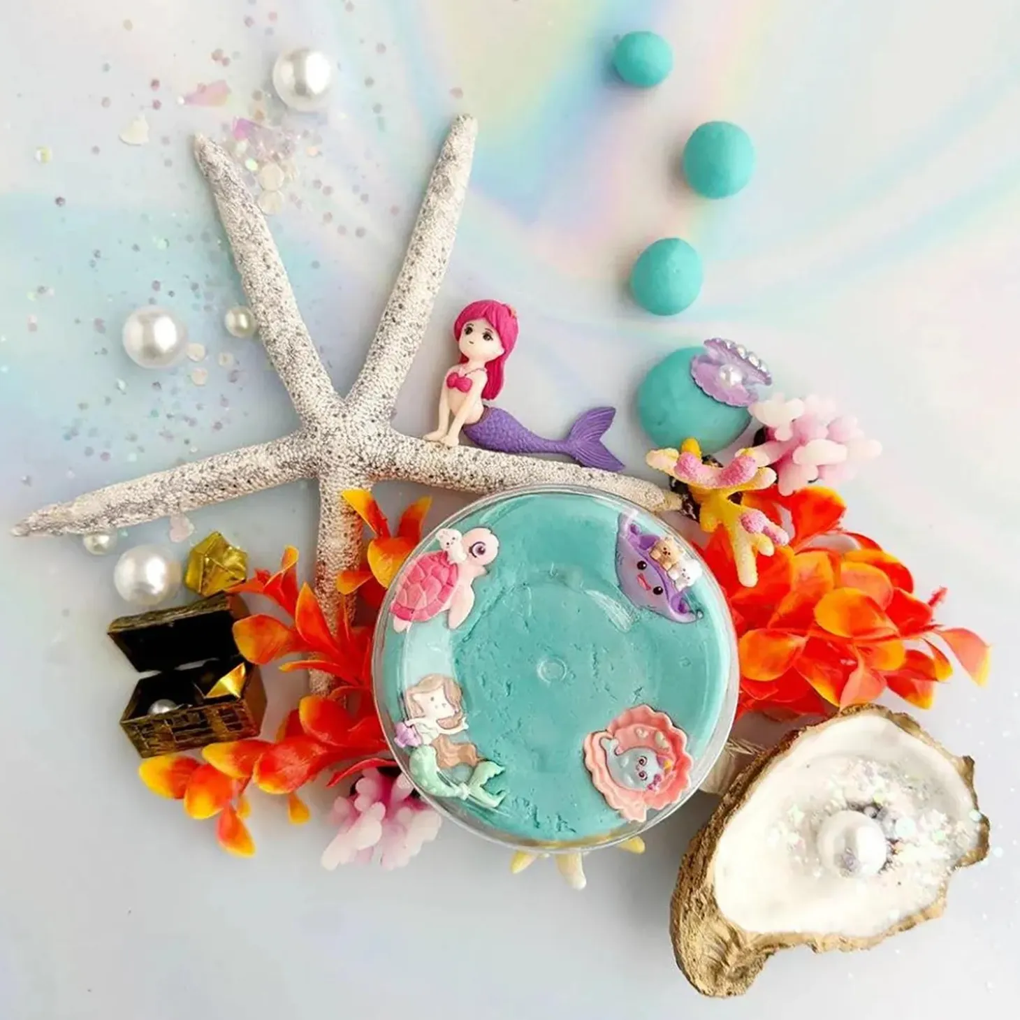 KidDough™ Scented Dough Play Kit: Mermaid